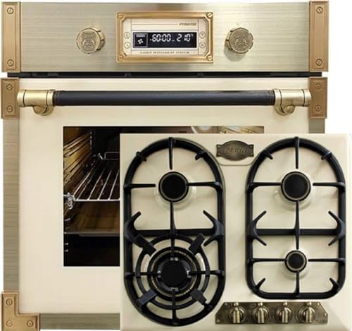Kaiser Pyrolyse Backofen »EH 6427 ElfAD+KG 6325 ElfEm«, Retro Pyrolyse Einbau Backofen 73L Elfebeinfarbiges Glas 60 cm+Retro Einbau Gasherd, 60cm, Emailliert Elfenbein,3,8 Kw WOK Kaiser Pyrolyse Backofen »EH 6427 ElfAD+KG 6325 ElfEm«, Retro Pyrolyse Einbau Backofen 73L Elfebeinfarbiges Glas 60 cm+Retro Einbau Gasherd, 60cm, Emailliert Elfenbein,3,8 Kw WOK von Kaiser