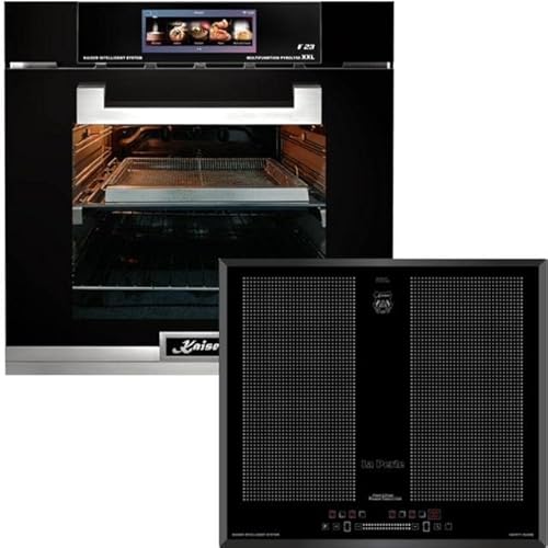 Kaiser Pyrolyse Backofen LaPerle »EH 6344+ KCT 67 FI«, Elektro Backofen, TFT Display, Air fryer,Bratautomatik,79L + Flex Induktionskochfeld 60 cm von Kaiser