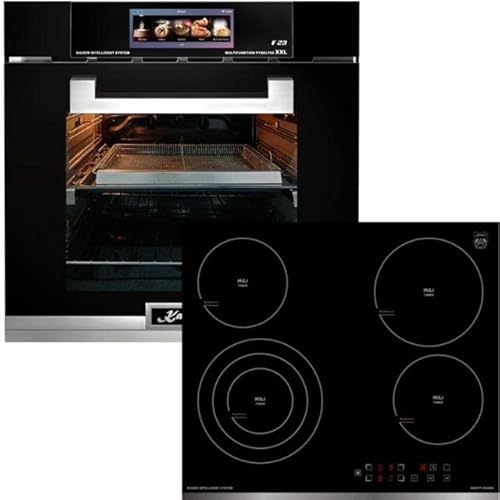 Kaiser Pyrolyse Backofen LaPerle »EH 6344+ KCT 6703«, Elektro Backofen, TFT Display, Air fryer,Bratautomatik,79L + 60 cm, Hi-light Herd, Kochfeld ohne Rahmen von Kaiser