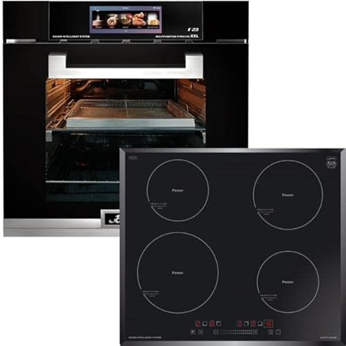 Kaiser Pyrolyse Backofen LaPerle »EH 6344+ KCT 6705 FI«, Elektro Backofen, TFT Display, Air fryer,Bratautomatik,79L + Induktions-Kochfeld, 4 Kochzonen, Einbau Herd, Power Booster, von Kaiser