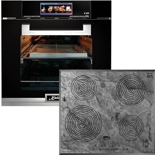 Kaiser Pyrolyse Backofen LaPerle »EH 6344+ KCT 6705 FI Ära«, Elektro Backofen, TFT Display, Air fryer,Bratautomatik,79L + Induktions-Kochfeld, 4 Kochzonen, Einbau Herd, Power Booster, von Kaiser