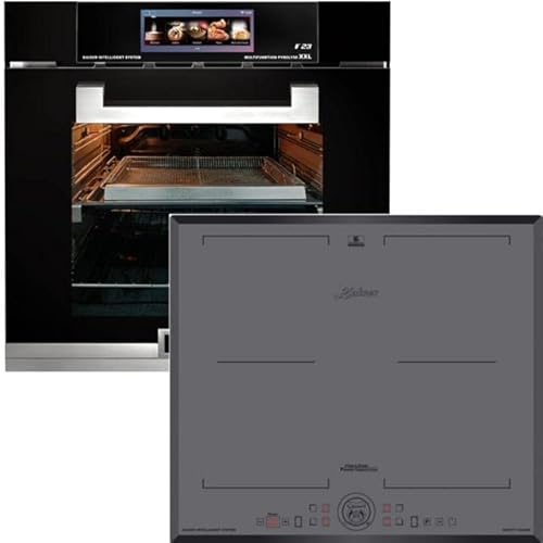 Kaiser Pyrolyse Backofen LaPerle »EH 6344+ KCT 6730 FG«, Elektro Backofen, TFT Display, Air fryer,Bratautomatik,79L + Flex Induktionskochfeld 60 cm von Kaiser