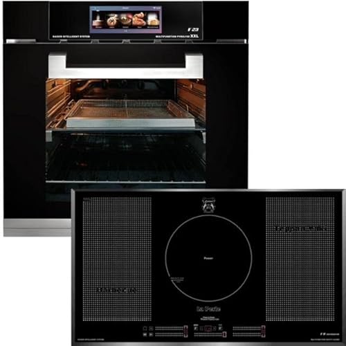 Kaiser Pyrolyse Backofen LaPerle »EH 6344+ KCT 97 FI«, Elektro Backofen, TFT Display, Air fryer,Bratautomatik,79L + Induktions-Kochfeld, 5 Kochzonen, Einbau Herd, Power Booster von Kaiser