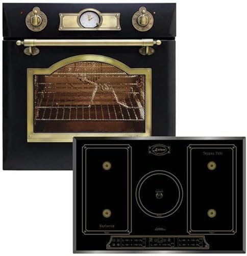 Retro Herdset Induktion Autark Kaiser Empire Schwarz/Elektro Einbau Backofen Kaiser Eh 6355 Em + Induktionskochfeld 77 cm Kaiser KCT 7795 IEm/Drehspieß,Selbstreinigung/Backofen Kochfeld Retro Herdset Induktion Autark Kaiser Empire Schwarz/Elektro Einbau Backofen Kaiser Eh 6355 Em + Induktionskochfeld 77 cm Kaiser KCT 7795 IEm/Drehspieß,Selbstreinigung/Backofen Kochfeld von Kaiser