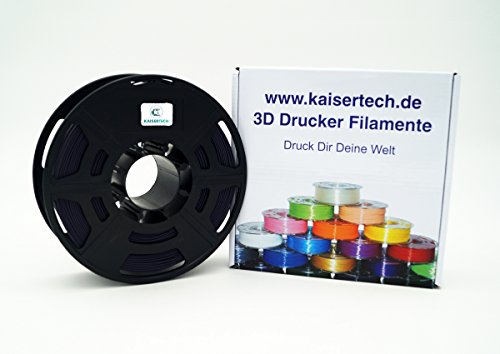 Kaisertech | Filament PLA 1,75mm 1kg Spule 3D Drucker | PLA Filament 1kg Spool 3D Printer 1.75mm | sehr viele Farben | Toleranz beim Durchmesser liegt bei +/- 0,02mm | PLA 1.75mm, Dusk von Kaisertech