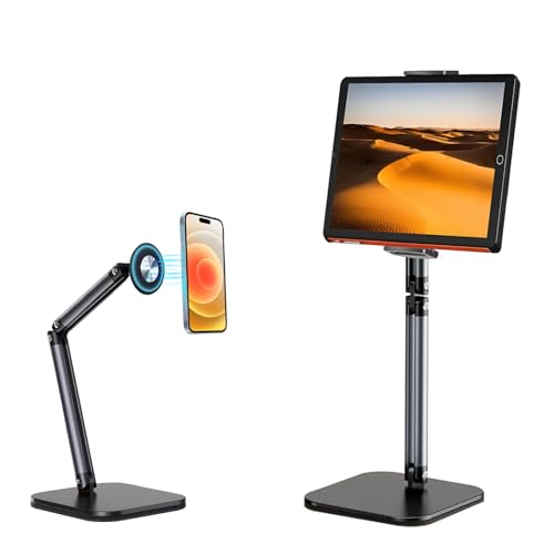 Kaishuai Tablet terung magnetisch,ipad ständer,Handy Halterung Magnet für handyhalterung Tisch mit Handy Kompatibel,iPad Mini,Pro,iPad Air und die meisten Tablets Stand-Schwarz Kaishuai Tablet terung magnetisch,ipad ständer,Handy Halterung Magnet für handyhalterung Tisch mit Handy Kompatibel,iPad Mini,Pro,iPad Air und die meisten Tablets Stand-Schwarz von Kaishuai