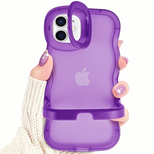 Kaislandy Hüllen für iPhone 12/12 Pro Hülle mit Kamerahalterung, Klappständer Design, gewellter Rahmen, klar, stoßfest, Schutzhülle für iPhone 12/12 Pro Kaislandy Hüllen für iPhone 12/12 Pro Hülle mit Kamerahalterung, Klappständer Design, gewellter Rahmen, klar, stoßfest, Schutzhülle für iPhone 12/12 Pro von Kaislandy