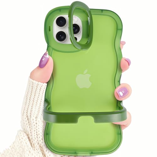 Kaislandy Hüllen für iPhone 13 Pro Max/12 Pro Max Hülle mit Kamerahalterung, Klappständer Design Wellenförmiger Rahmen, klar, stoßfest, Schutzhülle für iPhone 13 Pro Max/12 Pro Max Kaislandy Hüllen für iPhone 13 Pro Max/12 Pro Max Hülle mit Kamerahalterung, Klappständer Design Wellenförmiger Rahmen, klar, stoßfest, Schutzhülle für iPhone 13 Pro Max/12 Pro Max von Kaislandy