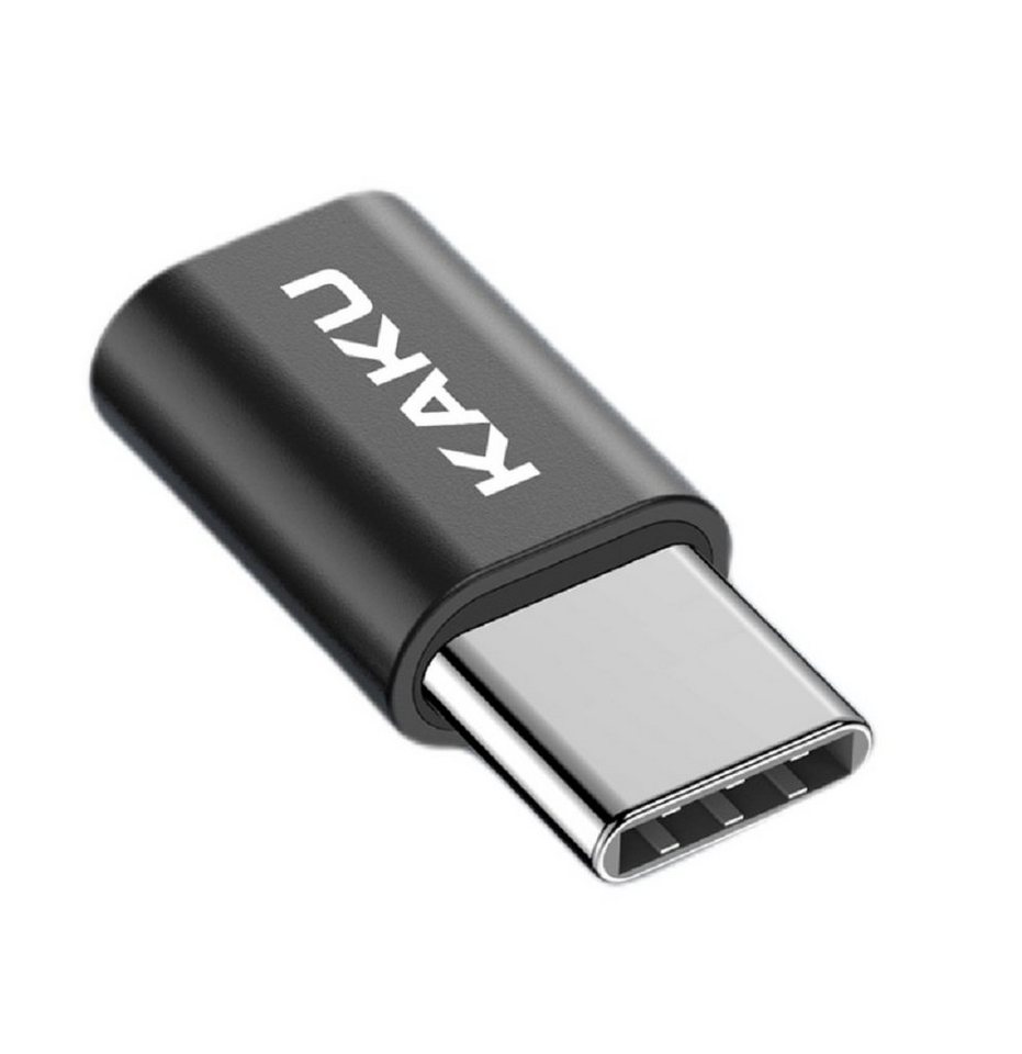 Kaku Adapter Micro USB 3.0 zu USB Type C Datenübertragung Schwarz Smartphone-Adapter von Kaku