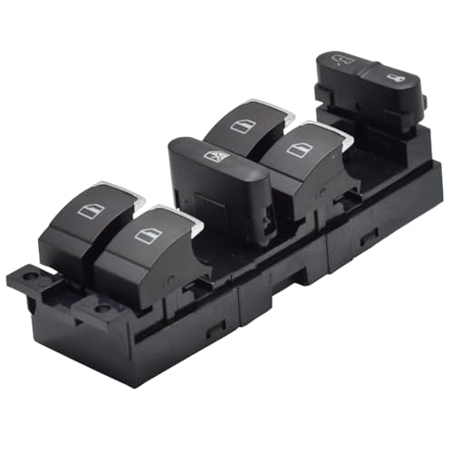 3BD959857 Elektrischer Fensterheber Hauptschalter Vorne Links Für VW 99-04 GTI Golf 4 Jetta MK4 BORA BEETLE Passat B5 B5.5 3BD959857 Elektrischer Fensterheber Hauptschalter Vorne Links Für VW 99-04 GTI Golf 4 Jetta MK4 BORA BEETLE Passat B5 B5.5 von Kakulkomen