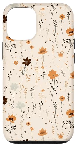 Hülle für iPhone 12/12 Pro Boho Wildflower Flower Floral Soft Beige Retro Botanical Hülle für iPhone 12/12 Pro Boho Wildflower Flower Floral Soft Beige Retro Botanical von Kala Boho Wildflower Patttern