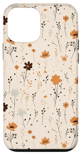 Hülle für iPhone 12 mini Boho Wildflower Flower Floral Soft Beige Retro Botanical Hülle für iPhone 12 mini Boho Wildflower Flower Floral Soft Beige Retro Botanical von Kala Boho Wildflower Patttern