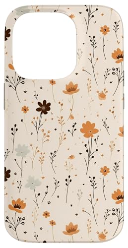 Hülle für iPhone 14 Pro Boho Wildflower Flower Floral Soft Beige Retro Botanical Hülle für iPhone 14 Pro Boho Wildflower Flower Floral Soft Beige Retro Botanical von Kala Boho Wildflower Patttern