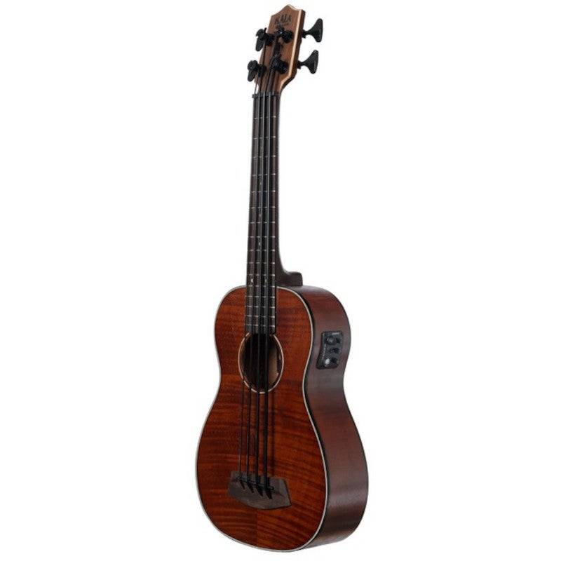 (B-Ware) Kala U-Bass Exotic Mahogany Left-Handed Electro-Acoustic Bass Ukulele with Gig Bag von Kala