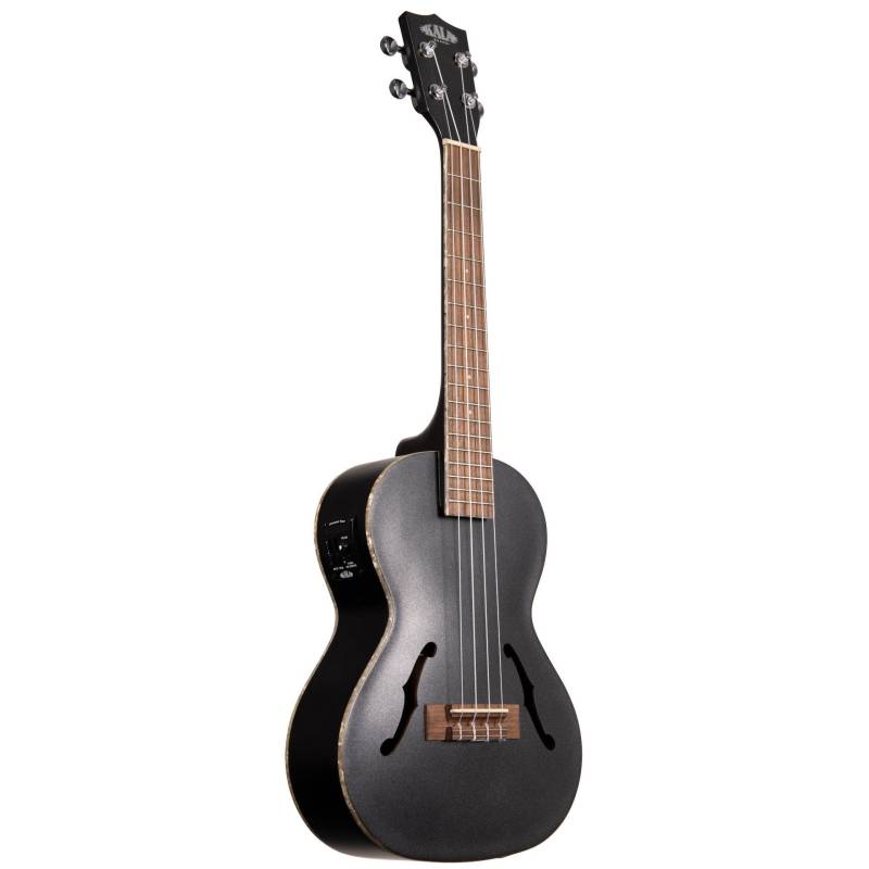 Kala Jazz Tenor Ukulele Metallic Black mit Softbag von Kala