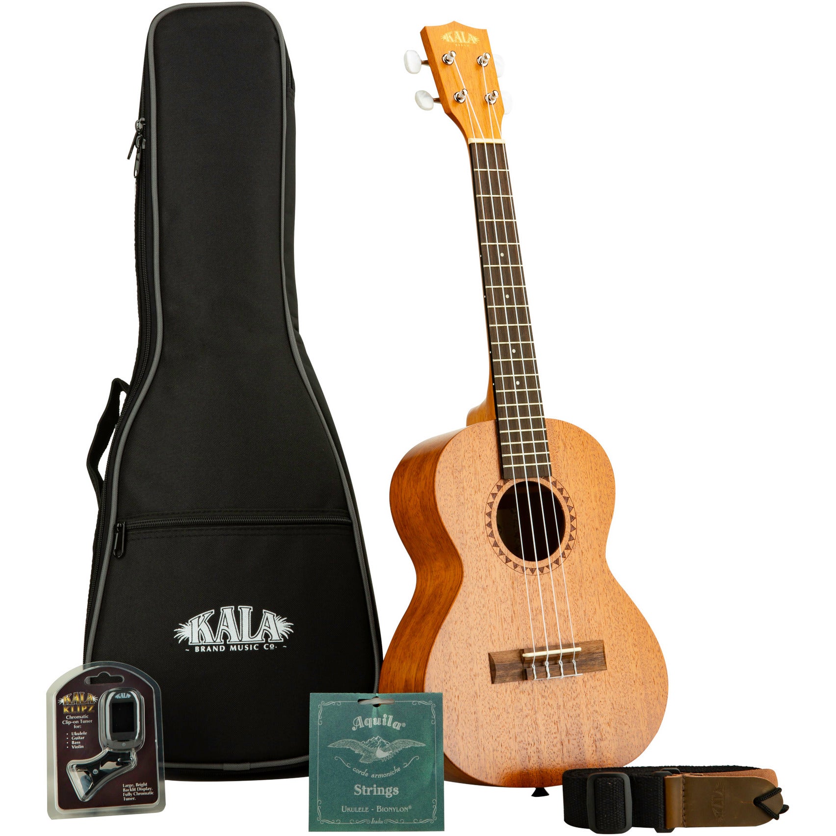 Kala KA KA 15 T BNDL RW Tenor Ukulele Starter Pack + Gig Bag, Tuner, Strap and Strings Kala KA KA 15 T BNDL RW Tenor Ukulele Starter Pack + Gig Bag, Tuner, Strap and Strings von Kala