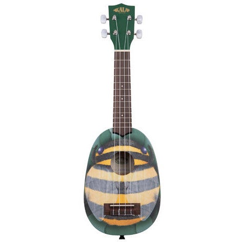 Kala KA NV HBEE Soprano Ukulele with Gig Bag - Honeybee von Kala