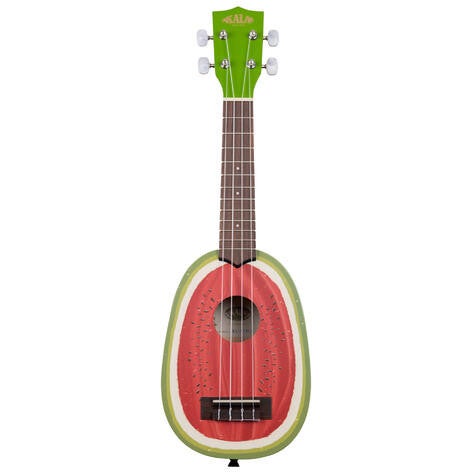 Kala KA-NV-WTML Novelty Series Soprano Ukulele with Gig Bag - Watermelon Kala KA-NV-WTML Novelty Series Soprano Ukulele with Gig Bag - Watermelon von Kala