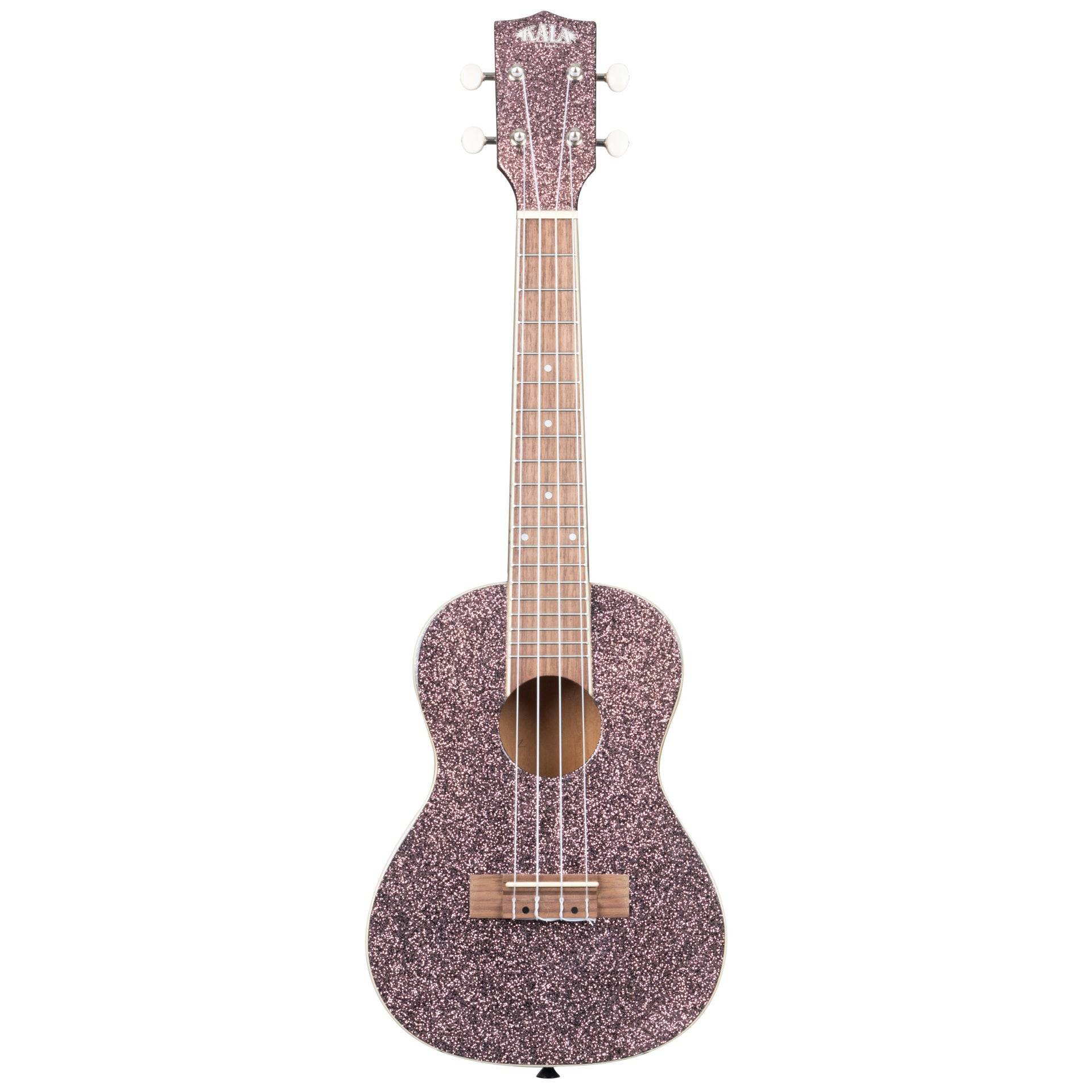 Kala KA-SPRK-PINK Sparkle Series Pink Champagne Concert Ukulele with Gig Bag von Kala