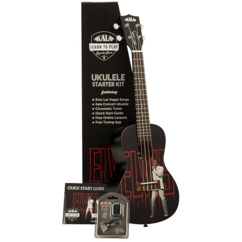 Kala Learn To Play Elvis Viva Las Vegas Concert Ukulele Pack von Kala