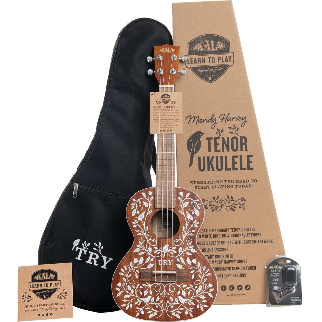 Kala Learn to Play Mandy Harvey Signature Series Tenor Ukulele von Kala