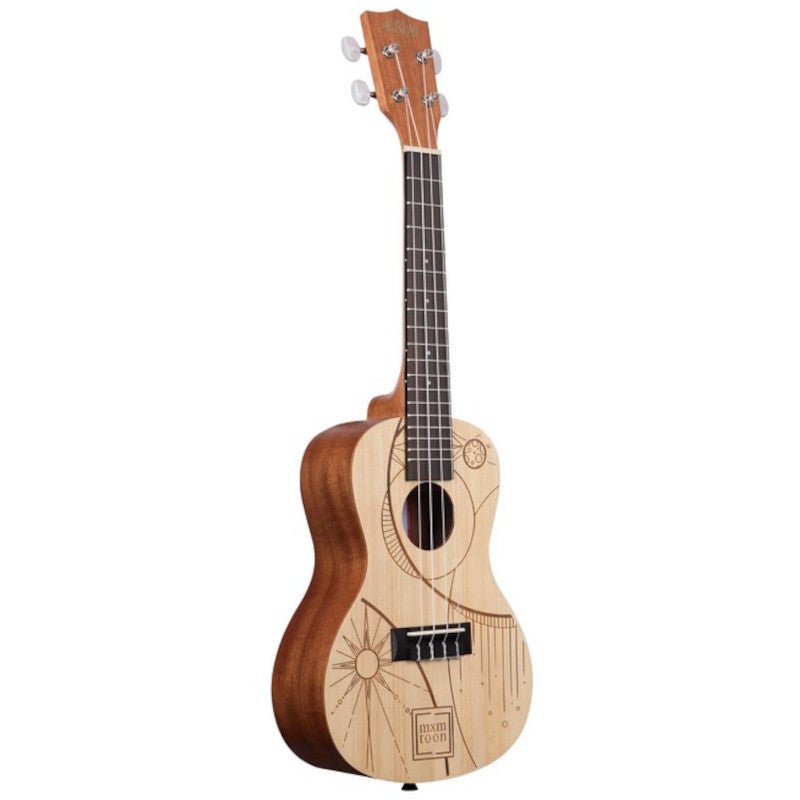 Kala MXMTOON Signature Concert Ukulele with Gig Bag von Kala