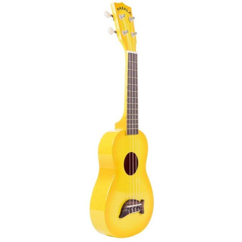 Kala Makala Dolphin Yellow Burst Soprano Ukulele von Kala
