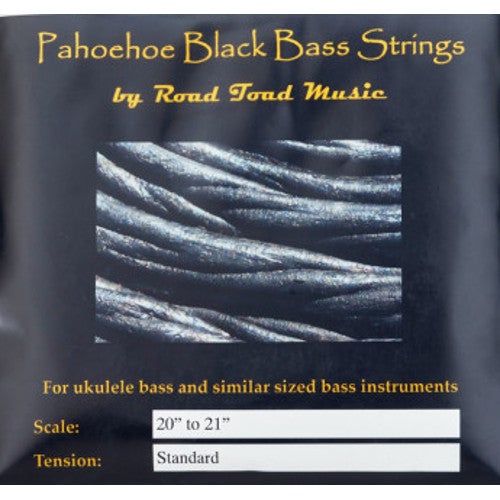 Kala Pahoehoe Black Bass Strings Bass Ukulele Strings von Kala