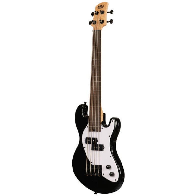 Kala Solid Body 4-String Fretless U-Bass Jet Black with Gig Bag Kala Solid Body 4-String Fretless U-Bass Jet Black with Gig Bag von Kala