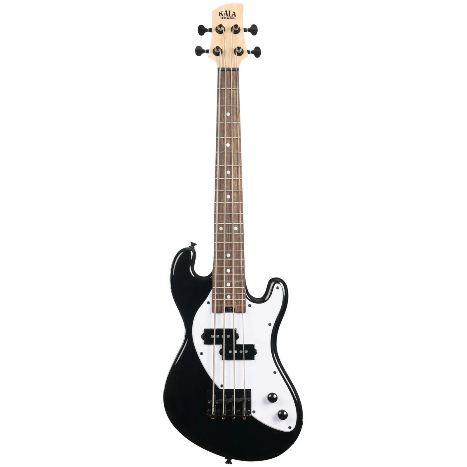 Kala Solid Body 4-String Fretted U-Bass Jet Black with Gig Bag Kala Solid Body 4-String Fretted U-Bass Jet Black with Gig Bag von Kala