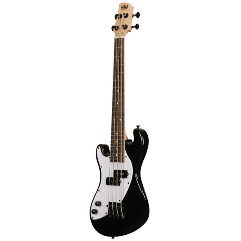 Kala Solid Body 4-String Fretted U-Bass Left Handed Jet Black linkshandige elektrische basgitaar met gigbag Kala Solid Body 4-String Fretted U-Bass Left Handed Jet Black linkshandige elektrische basgitaar met gigbag von Kala