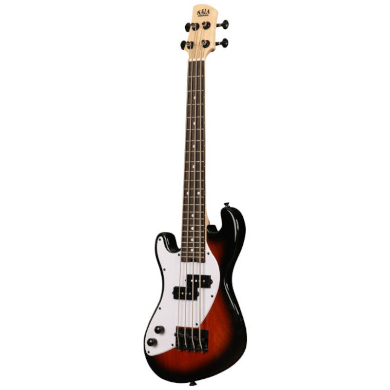 Kala Solid Body 4-String Fretted U-Bass Left Handed Tobacco Burst with Gig Bag Kala Solid Body 4-String Fretted U-Bass Left Handed Tobacco Burst with Gig Bag von Kala