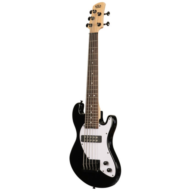 Kala Solid Body 5-String Fretted U-Bass Jet Black with Gig Bag Kala Solid Body 5-String Fretted U-Bass Jet Black with Gig Bag von Kala