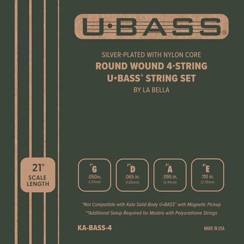 Kala U-Bass Metal Roundwound String Set, 4-String von Kala