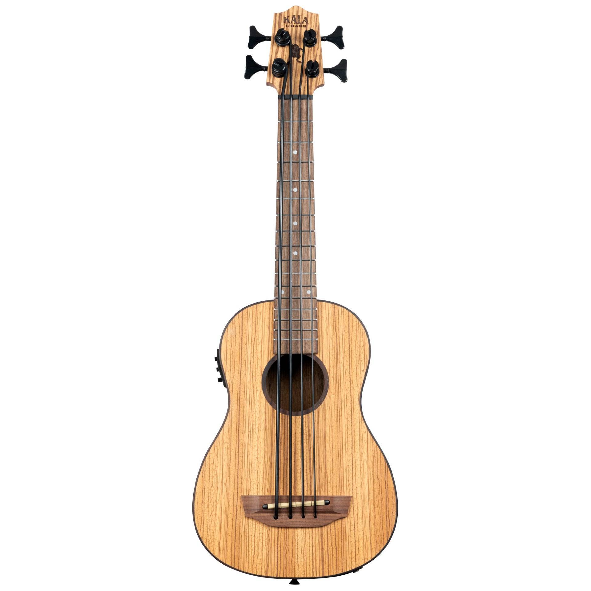 Kala U-Bass Zebrawood Fretted Bass Ukulele with Gig Bag Kala U-Bass Zebrawood Fretted Bass Ukulele with Gig Bag von Kala