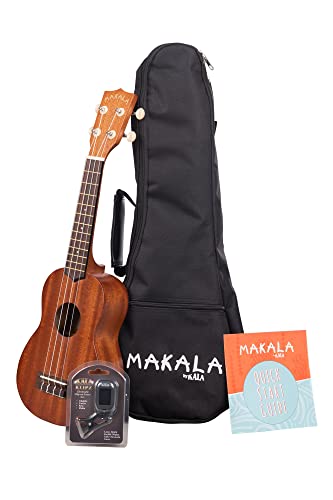 Makala MK-S/PACK - Soprano Ukulele Pack, with Tuner & Bag von Kala