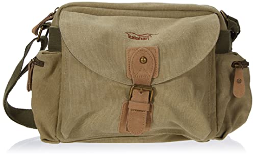 Kalahari Molopo K-41i Canvas Schultertasche für kleine bis mittelre Kameras Khaki von Kalahari