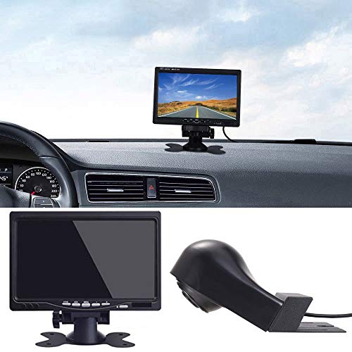 Kalakus HD Dritte Dach Bremsleuchte Rückfahrkamera Dachkamera Einparkhilfe+7 Zoll TFT LCD Bildschirm Monitor Transporter für dritte 3 ab Bremslicht Van Brake Light von Kalakus