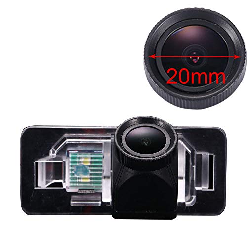 Wasserdicht Auto Rückfahrkamera Kennzeichenleuchte Kamera Nachtsicht Einparkhilfe Rückfahrsystem für BWM 3/1/5 Series/X6/Mini Cooper S R56 von Kalakus
