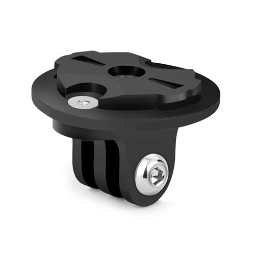 Halterung für Gopro Fahrradcomputer Männlich für Garmin - Universal Adapter Combo für Gopro, Passend für Garmin Edge Halterung Fahrrad, Lochabstand 22-24mm, Kamerahalterung, FahrradlichtHalterung Male von Kalexion
