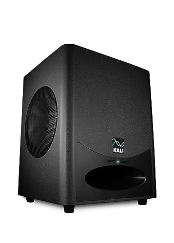 Kali Audio WS-6.2, aktiver Studio-Subwoofer (doppelter 6,5-Zoll-Langhub-Tieftöner, platzsparendes Premium-Design, Schalldruck bis zu 120 dB, beeindruckender Frequenzgang von 27 Hz), Schwarz von Kali Audio