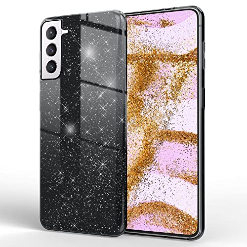 KALIROO Diamant Glitzerhülle kompatibel mit Samsung Galaxy S22 Hülle, 3in1 Schutzhülle Hardcase & Glitzer & Silikon, Glitter Case Glänzend Robust Bling Pailletten Cover Handyhülle Etui, Farbe:Schwarz KALIROO Diamant Glitzerhülle kompatibel mit Samsung Galaxy S22 Hülle, 3in1 Schutzhülle Hardcase & Glitzer & Silikon, Glitter Case Glänzend Robust Bling Pailletten Cover Handyhülle Etui, Farbe:Schwarz von Kaliroo