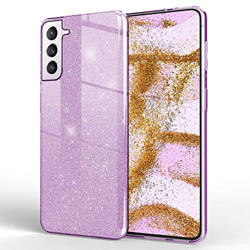 KALIROO Diamant Glitzerhülle kompatibel mit Samsung Galaxy S22 Plus Hülle, 3in1 Schutzhülle Hardcase & Glitzer & Silikon, Glitter Case Glänzend Robust Bling Pailletten Cover Handyhülle, Farbe:Lila KALIROO Diamant Glitzerhülle kompatibel mit Samsung Galaxy S22 Plus Hülle, 3in1 Schutzhülle Hardcase & Glitzer & Silikon, Glitter Case Glänzend Robust Bling Pailletten Cover Handyhülle, Farbe:Lila von Kaliroo