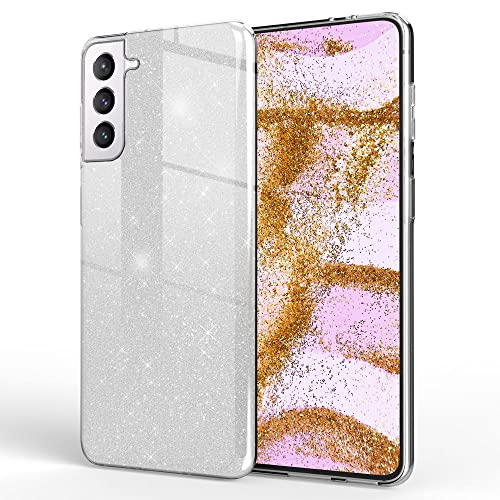 KALIROO Diamant Glitzerhülle kompatibel mit Samsung Galaxy S22 Plus Hülle, 3in1 Schutzhülle Hardcase & Glitzer & Silikon, Glitter Case Glänzend Robust Bling Pailletten Cover Handyhülle, Farbe:Silber KALIROO Diamant Glitzerhülle kompatibel mit Samsung Galaxy S22 Plus Hülle, 3in1 Schutzhülle Hardcase & Glitzer & Silikon, Glitter Case Glänzend Robust Bling Pailletten Cover Handyhülle, Farbe:Silber von Kaliroo