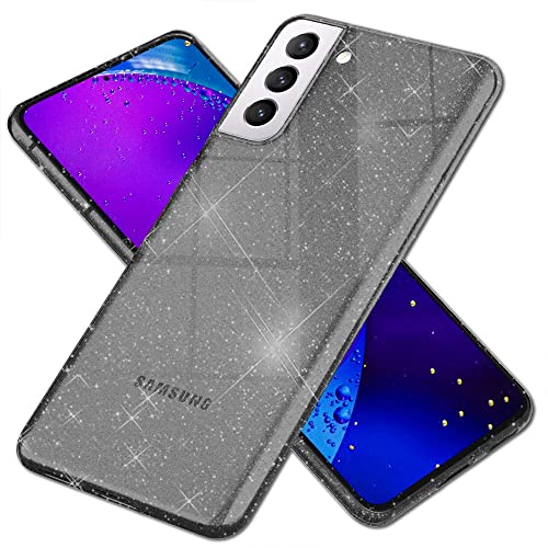 Kaliroo Glitzerhülle Durchsichtig kompatibel mit Samsung Galaxy S22 Hülle, Diamant Glitter Case Durchscheinend Anti-Gelb Robust, Pailletten Silikon Schutzhülle Bling Cover Stoßfest, Farbe:Schwarz Kaliroo Glitzerhülle Durchsichtig kompatibel mit Samsung Galaxy S22 Hülle, Diamant Glitter Case Durchscheinend Anti-Gelb Robust, Pailletten Silikon Schutzhülle Bling Cover Stoßfest, Farbe:Schwarz von Kaliroo