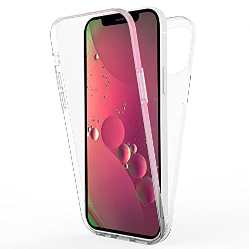 Kaliroo 360° Hardcase kompatibel mit iPhone 13 PRO MAX Hülle, Klare Vorderseite Transparenter Komplettschutz Vergilbungsfrei Durchsichtig, Hardcover + Silikon Bumper + Display-Schutz, Handyhülle Etui Kaliroo 360° Hardcase kompatibel mit iPhone 13 PRO MAX Hülle, Klare Vorderseite Transparenter Komplettschutz Vergilbungsfrei Durchsichtig, Hardcover + Silikon Bumper + Display-Schutz, Handyhülle Etui von Kaliroo