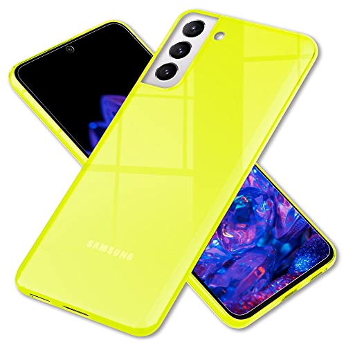 KALIROO Bunte Durchsichtige Silikonhülle kompatibel mit Samsung Galaxy S22 Hülle, Neon-Farbig Leuchtend Transparent Anti-Gelb Robust, Dünne Getönte Handyhülle Schutzhülle Silikon Cover, Farbe:Gelb KALIROO Bunte Durchsichtige Silikonhülle kompatibel mit Samsung Galaxy S22 Hülle, Neon-Farbig Leuchtend Transparent Anti-Gelb Robust, Dünne Getönte Handyhülle Schutzhülle Silikon Cover, Farbe:Gelb von Kaliroo