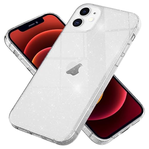 Kaliroo Handyhülle Glitzer kompatibel mit iPhone 12 | iPhone 12 PRO Hülle, Durchsichtige Diamant Silikon Schutzhülle Glitter Case, Ultra-Slim Cover Bling Handy-Tasche Strass Bumper, Farbe:Transparent Kaliroo Handyhülle Glitzer kompatibel mit iPhone 12 | iPhone 12 PRO Hülle, Durchsichtige Diamant Silikon Schutzhülle Glitter Case, Ultra-Slim Cover Bling Handy-Tasche Strass Bumper, Farbe:Transparent von Kaliroo