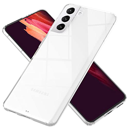 Kaliroo Klare Handyhülle kompatibel mit Samsung Galaxy S21 Hülle, Transparentes Kratzfestes Hard Backcover & Silikon Bumper, Crystal Clear Case Schutzhülle Cover Kunststoff Handy-Tasche Durchsichtig Kaliroo Klare Handyhülle kompatibel mit Samsung Galaxy S21 Hülle, Transparentes Kratzfestes Hard Backcover & Silikon Bumper, Crystal Clear Case Schutzhülle Cover Kunststoff Handy-Tasche Durchsichtig von Kaliroo