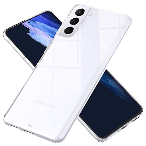 Kaliroo Klare Handyhülle kompatibel mit Samsung Galaxy S21 Plus Hülle, Transparentes Kratzfestes Hard Backcover & Silikon Bumper, Crystal Clear Case Schutzhülle Cover Etui Handy-Tasche Durchsichtig Kaliroo Klare Handyhülle kompatibel mit Samsung Galaxy S21 Plus Hülle, Transparentes Kratzfestes Hard Backcover & Silikon Bumper, Crystal Clear Case Schutzhülle Cover Etui Handy-Tasche Durchsichtig von Kaliroo